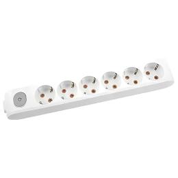 Колодка VIKO Multi-Let 6р з/з та вимикачем