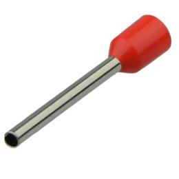 Кабельний наконечник трубчатий ізольований НТ1,5-18 червоний АскоУкрем (A0060010025)