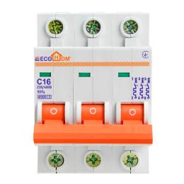 Автоматичний вимикач ECO 3р 16А EcoHome
