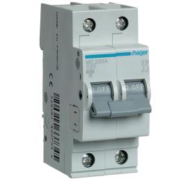 Автоматичний вимикач Hager MC 220А 20A 2p C