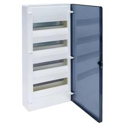 Бокс VS412TD, 48 модулів, зовнішній, прозора дверка, GOLF Hager