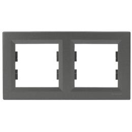 Рамка подвійна сталь Asfora, EPH5800262