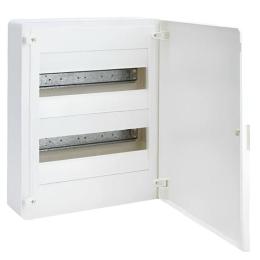 Щит розподільний на 24 модулів, біла дверцята, GOLF Hager VS212PD