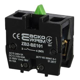 Контакт додатковий ZB2-BE101 NО для  XAL АскоУкрем