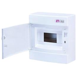 Зовнішній модульний щит ETI 001101005 ECT 8PO 8 М з білими дверцями