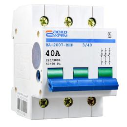 Вимикач - роз'єднувач ВА-2007 ВРН 3р 40А Аско Укрем