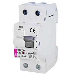 Диференціальний автоматичний вимикач KZS-2M 10A 30 mA  ETI
