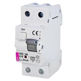 Диференціальний автоматичний вимикач KZS-2M 16A 30 mA  ETI