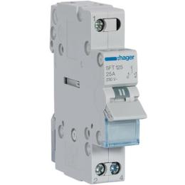 Перемикач навантаження SFT 125  1-0-2 25А 1p Hager