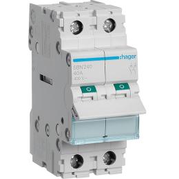 Перемикач навантаження SFT 240 1-0-2 40А 2р Hager