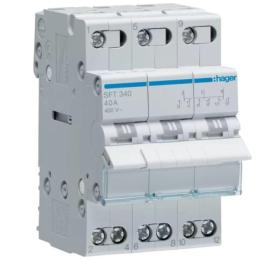 Перемикач навантаження SFT 340 1-0-2 40А 3р Hager