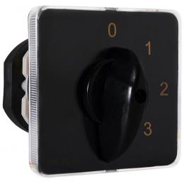 Перемикач пакетний Е9 25А/2.843  (0-1-2-3) вибір фази АскоУкрем