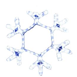 Гірлянда DELUX MOTIF Snowflake (сніжинка) 0.4м синя ІР44