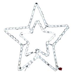 Гірлянда DELUX MOTIF Snowflake (сніжинка) 0.4м біла ІР44