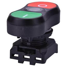 Здвоєна кнопка-модуль «ON/OFF» з підсвічуванням ETI 004771393 EGTI-S (безбарвна)