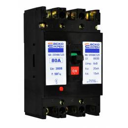 Автоматичний вимикач ВА-2004N/125 80А 3п. АскоУкрем