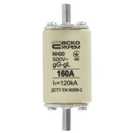 Запобіжник NH00 160А gG  Аско Укрем
