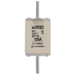 Запобіжник NH1 125А gG  Аско Укрем