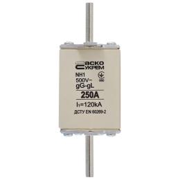Запобіжник NH1 250А gG  Аско Укрем