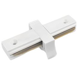 Коннектор прямий для шинопровода однофазний білий LD1000 Feron