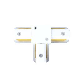 З'єднувач шинопровода Т-образний Horoz Electric 220-240V білий (096-001-0004-011)