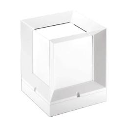 Світильник садово-парковий Horoz Electric PRIZMA E27 білий (400-020-129)