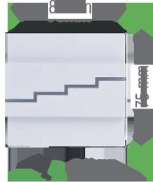 Сходовий світильник F&F LS-MWW, Maya, білий, 3100K