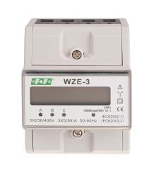 Трифазний лічильник електроенергії WZE-3, 80A