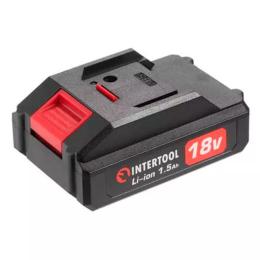 Акумулятор INTERTOOL DT-0316 18 В, літій-іон, 1.5 Аг, для шурупокрута DT-0315