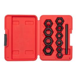 Набір екстракторів для пошкоджених болтів та гайок, 10 од. INTERTOOL SD-8007