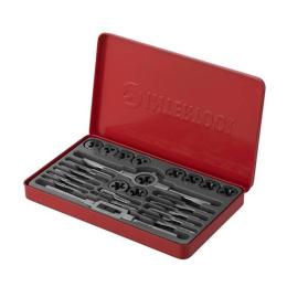 Набір плашок M5-M12 і мітчиків M5-M12, 24 од. INTERTOOL SD-8026