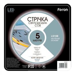 Светодиодная лента Feron ANAN LS108 320SMD/m 9W/m 12V 6500K