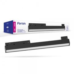 Магнитный трековый светильник Feron MGN302 12W черный