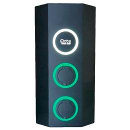 Зарядна станція для електромобіля 14 кВт 32А 1-фазна Type 2 2 розетки W214-S-S Octa Energy (W105)