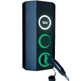 Зарядна станція для електромобіля 29 кВт 32А 3-фазна Type 2 розетка + Type 2 європейське авто Octa Energy (W111)