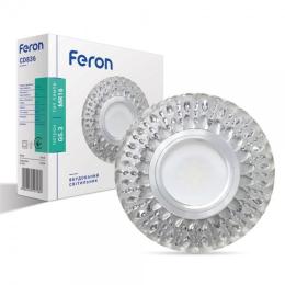 Встраиваемый светильник Feron CD836 с LED подсветкой