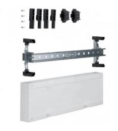 Блок Univers, 1 шина TS35 для клемних колодок, 150x500, Hager UD12A1