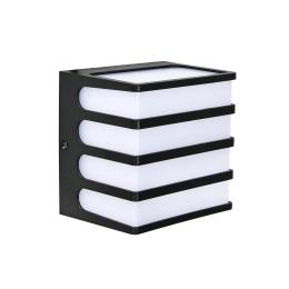 Світильник садово-парковий Horoz Electric CUBE-G 8W 4200 K чорний (076-069-0008-010)