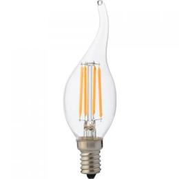 Світлодіодна лампа Horoz Electric FILAMENT FLAME-4 4W Е14 2700К (001-014-0004-010)