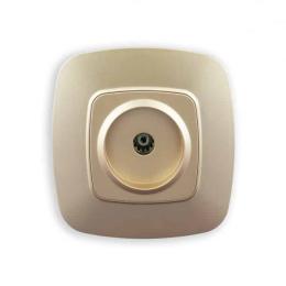 Розетка ТВ Horoz Electric ELA  золото (112-007-0009-030)