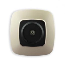 Розетка ТВ Horoz Electric ELA чорний-золото (112-007-0009-040)