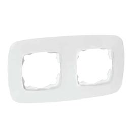 Рамка 2-на Horoz Electric ELA біла (112-007-0012-010)