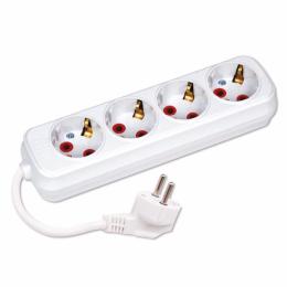 Подовжувач Horoz Electric 4 гнізда 2 М із заземленням (200-402-401)