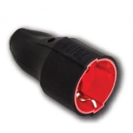 Штепсельне гніздо Horoz Electric із заземленням каучукове 16A (300-000-805)