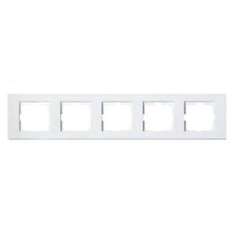 Рамка 5-на GRANO білий (400-010000-250)