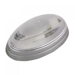 Світильник пластиковий Horoz Electric Овал Нінова срібний (400-011-107)