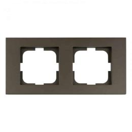 Рамка 2-на GRANO мока (400-190000-226)