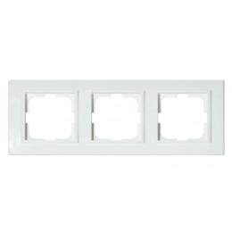 Рамка 3-на біла MINA (401-010000-227)