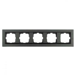 Рамка 5-на QUANTUM антрацит (405-350000-250)
