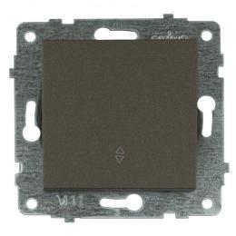 Механізм вимикача прохідний 1-клавішний GRANO мока (600-000219-209)